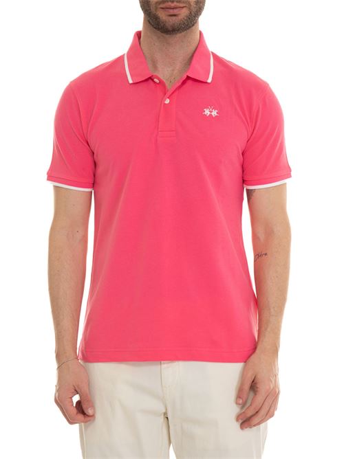 MAN POLO S/S 30/1 COTTON PIQUE LA MARTINA | BPMP04-PK031/05141